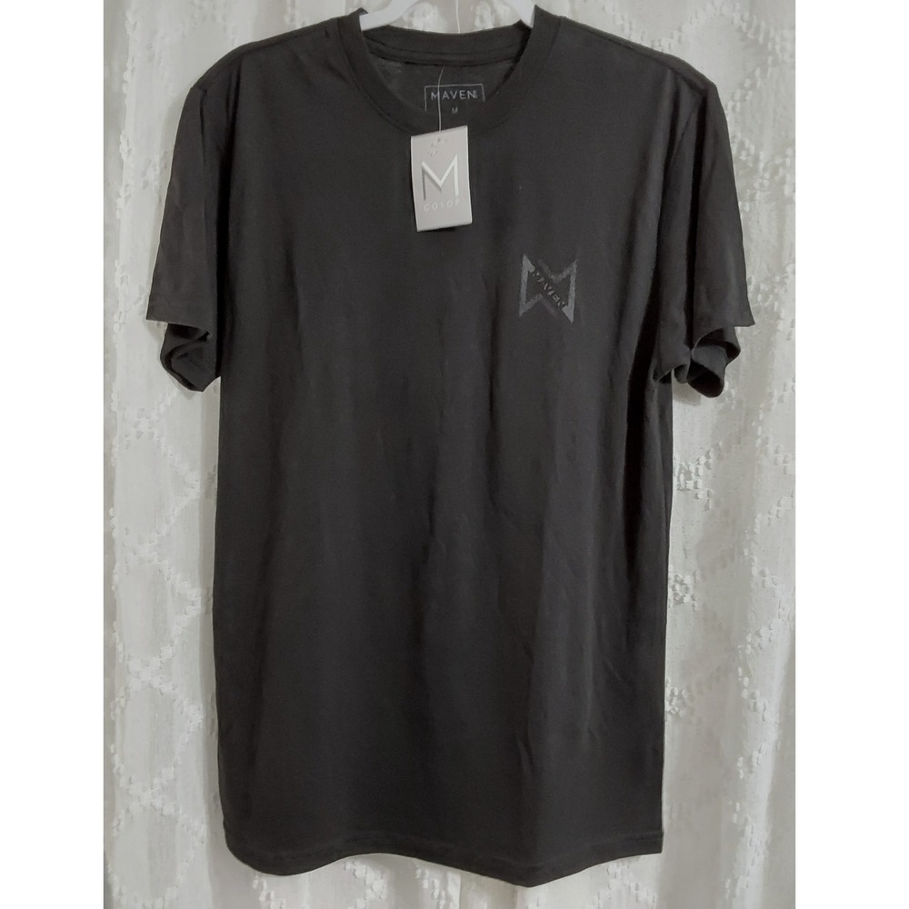 Maven Co-op Mens Graphic T-Shirt Black Size Medium New With Tags Short Sleeve